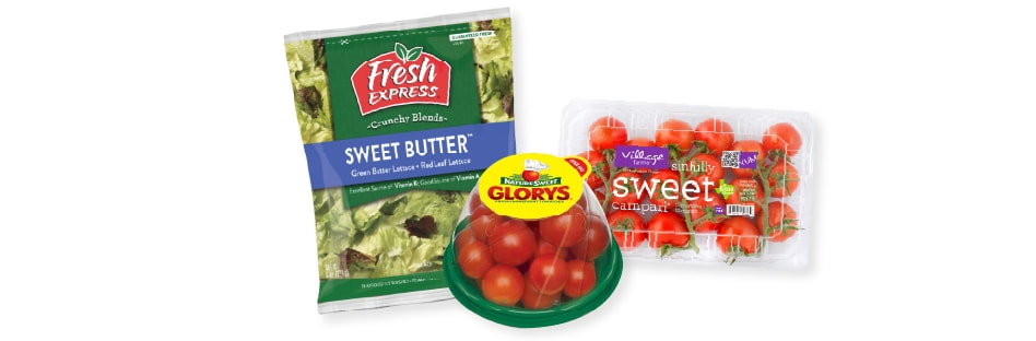 10 oz. NatureSweet Glorys, 16 oz. Campari Tomatoes, or Select Varieties Fresh Express Salads - BOGO