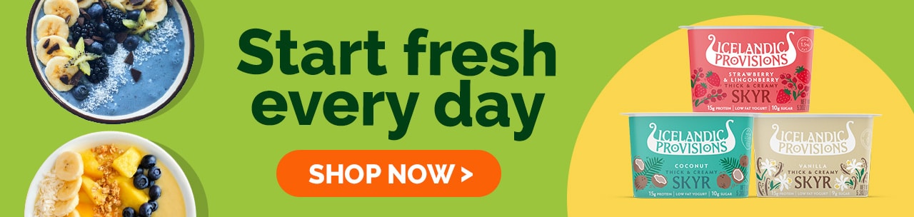 Start fresh every day! 