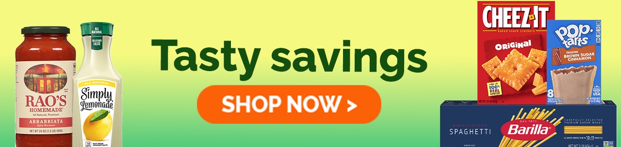 Tasty savings! Click here to Shop Now! 