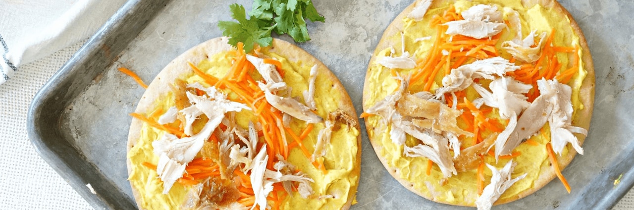 Curry Chicken Flatbreads