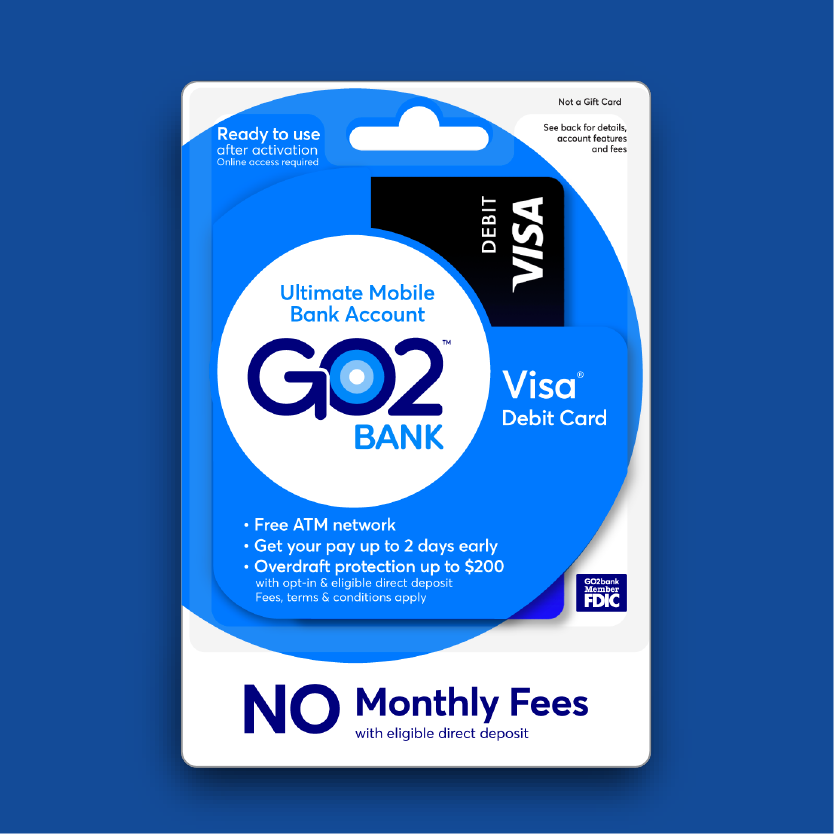 Go2Bank Visa Debit Card