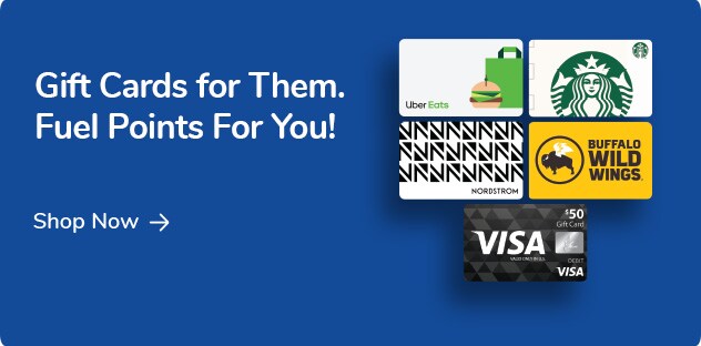 Earn Fuel Points on Gift Cards